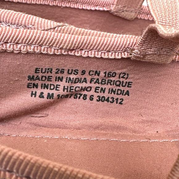 H&M Pink Ballet Flats Toddler Size 9 US/ 26 EU - Picture 8 of 10